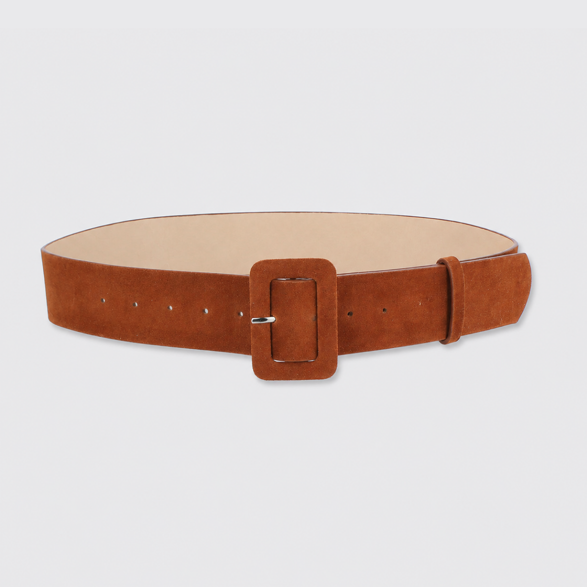 Suede Belt: Rust