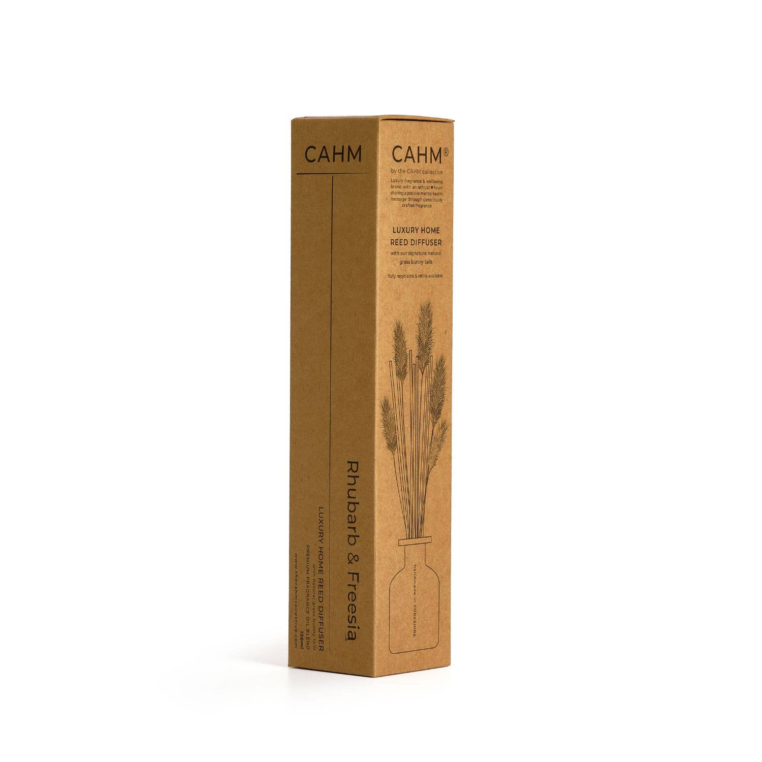 Rhubarb Freesia Clear Reed Diffuser | Luxury Reed Diffusers
