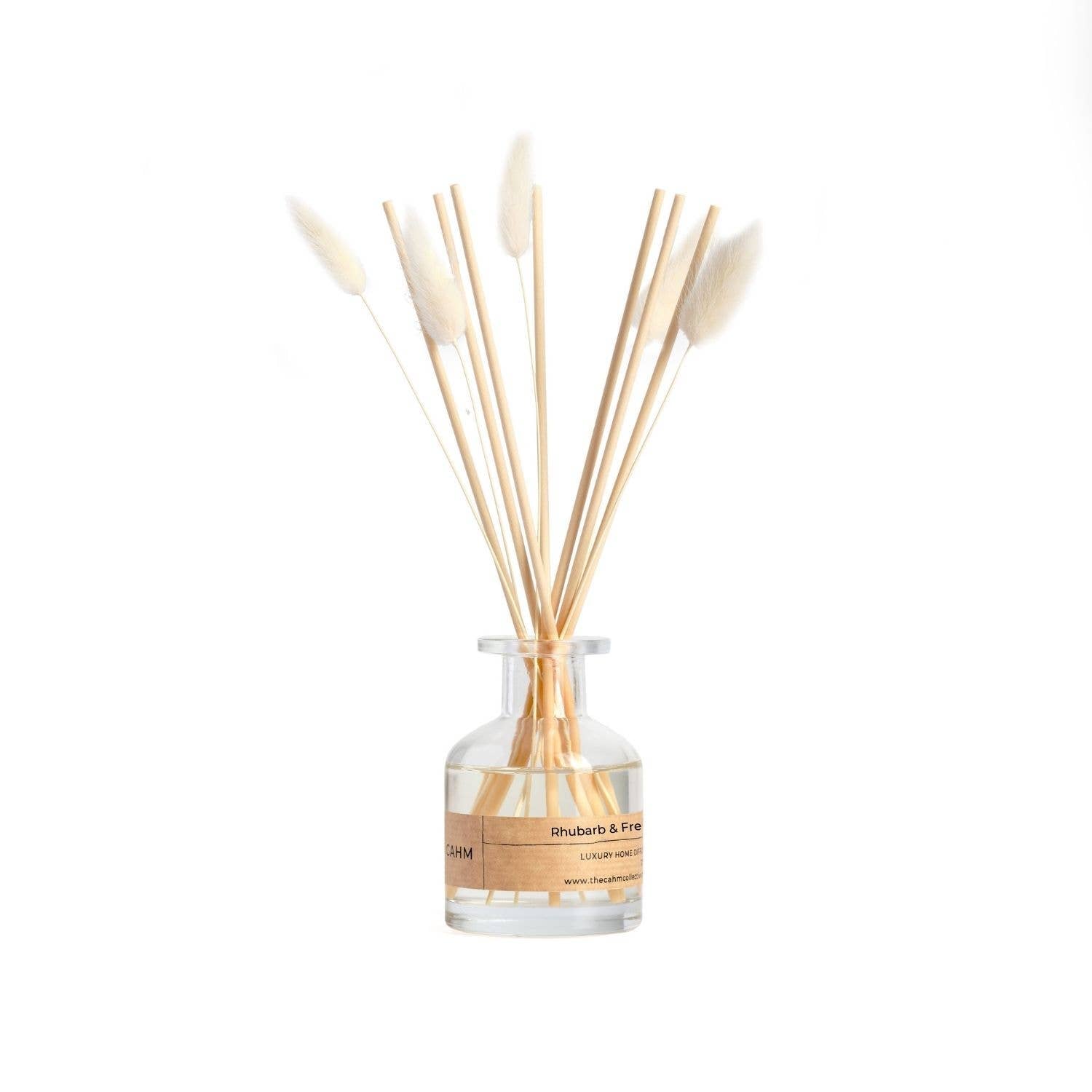 Rhubarb Freesia Clear Reed Diffuser | Luxury Reed Diffusers