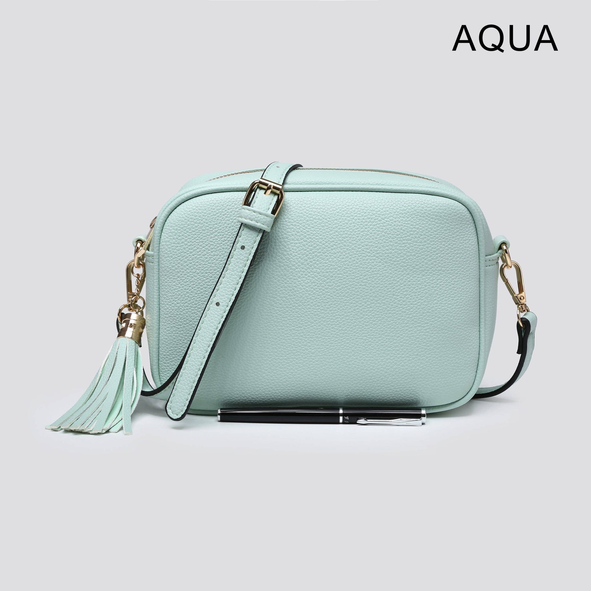 Premium Vegan Leather Camera Crossbody Bag JNY8096: OLIVE