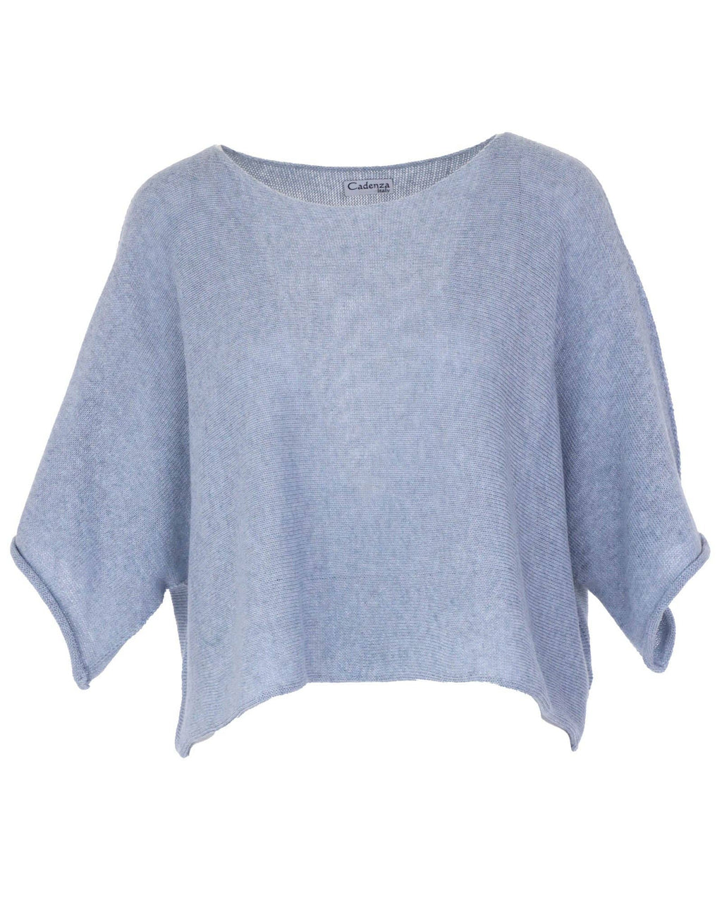 Cotton Blend Short Tunic Top: Sand / One Size