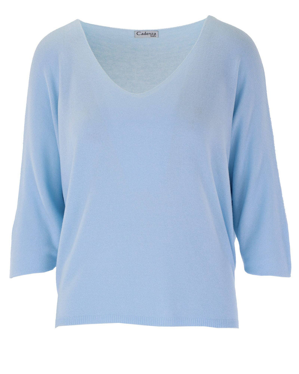 Summer Knit Top: Azure Blue