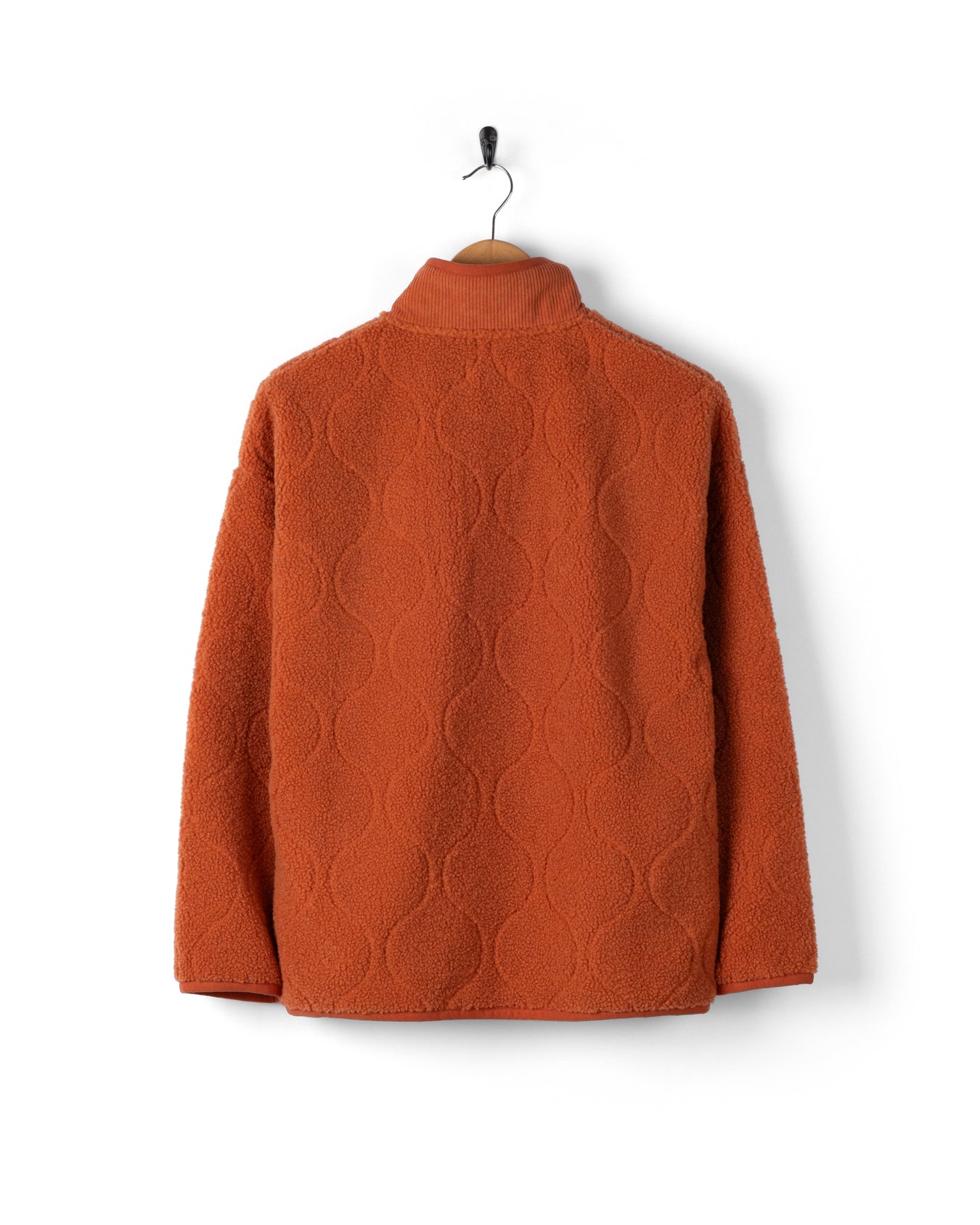 Salt rock Jarvis Jacquard Zip Fleece Orange