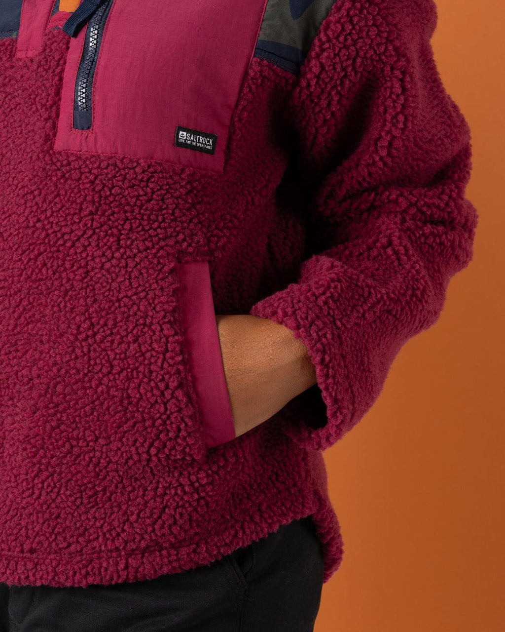 Salt Rock 1/4 neck zip Fleece