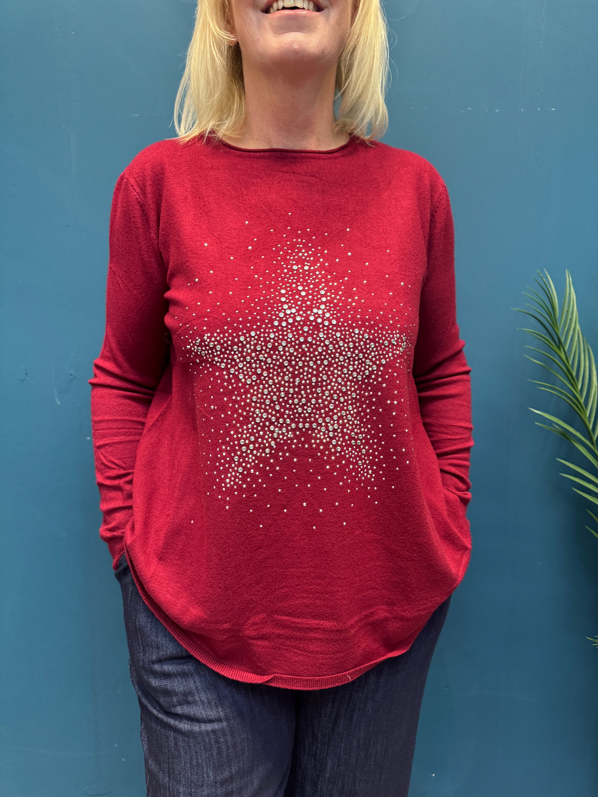 Diamante Star Jumper Wine