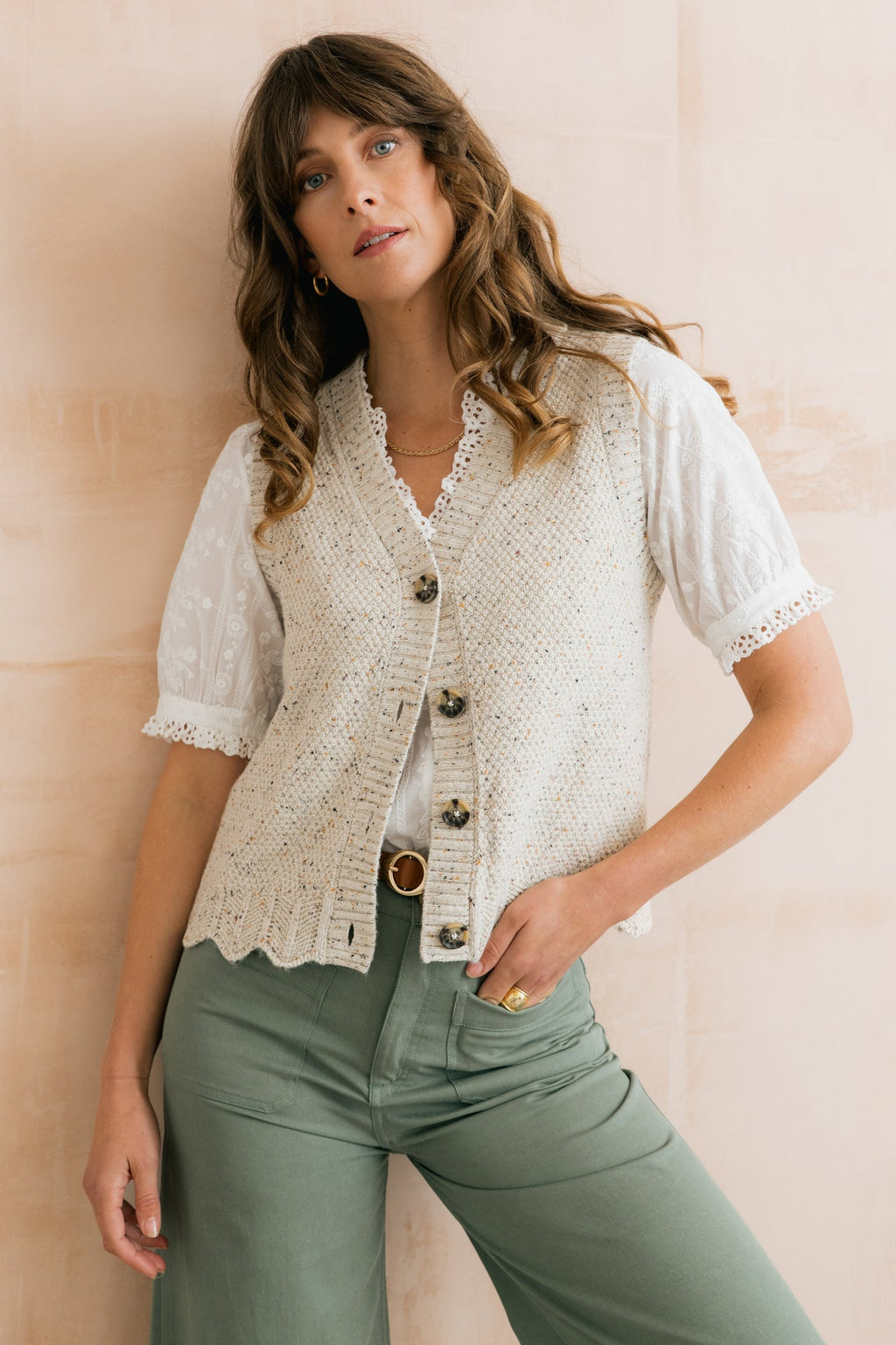 Lily & Me Celandine Tank Fleck Knit
