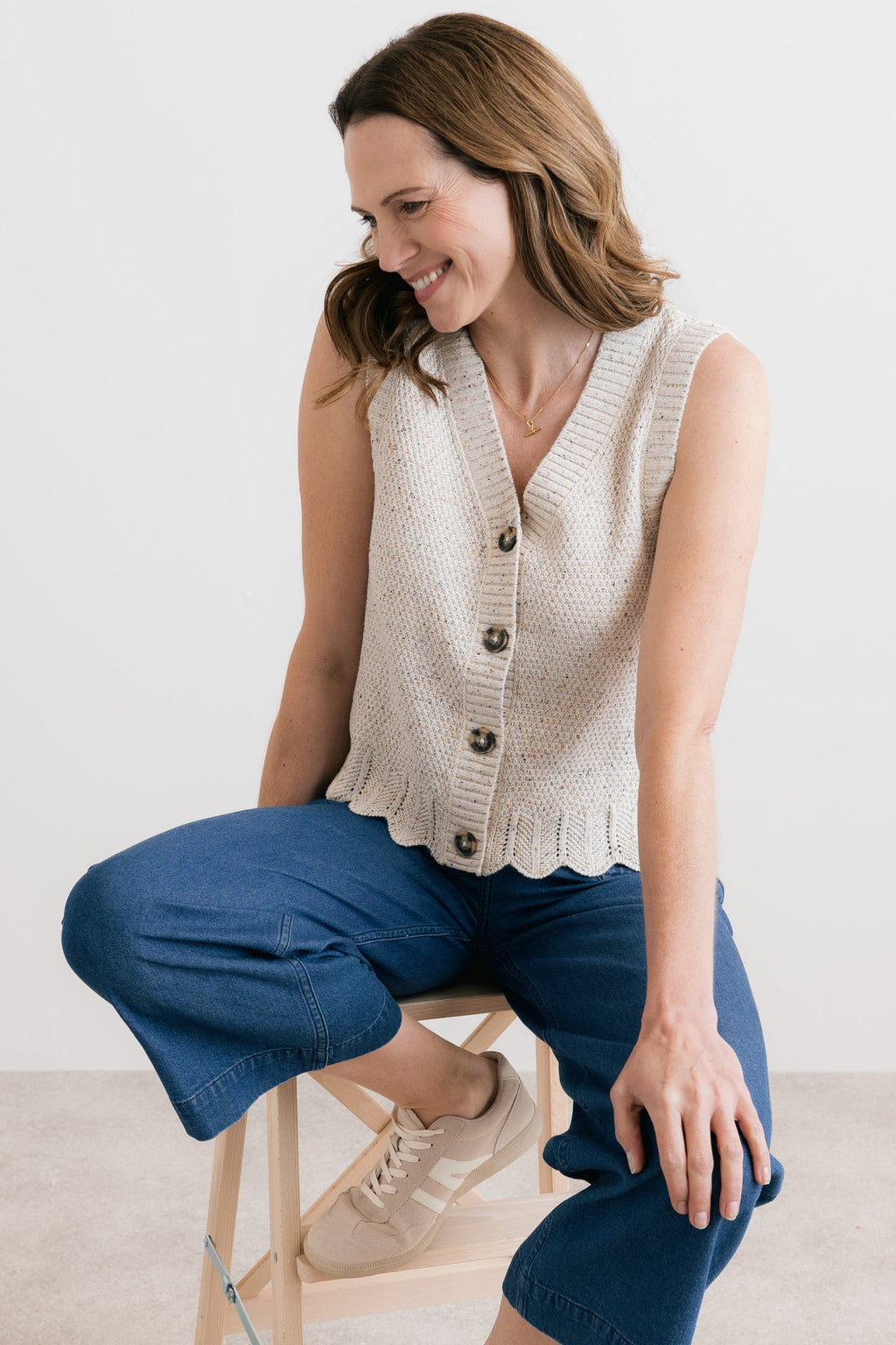 Lily & Me Celandine Tank Fleck Knit