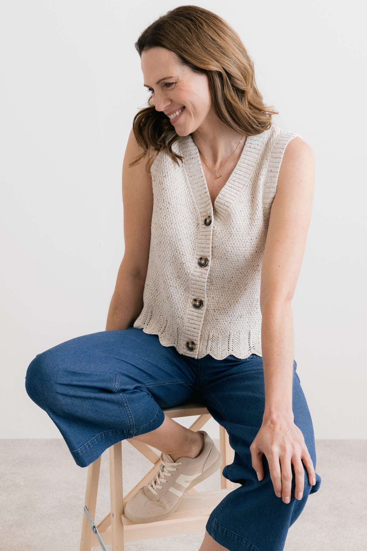 Lily & Me Celandine Tank Fleck Knit
