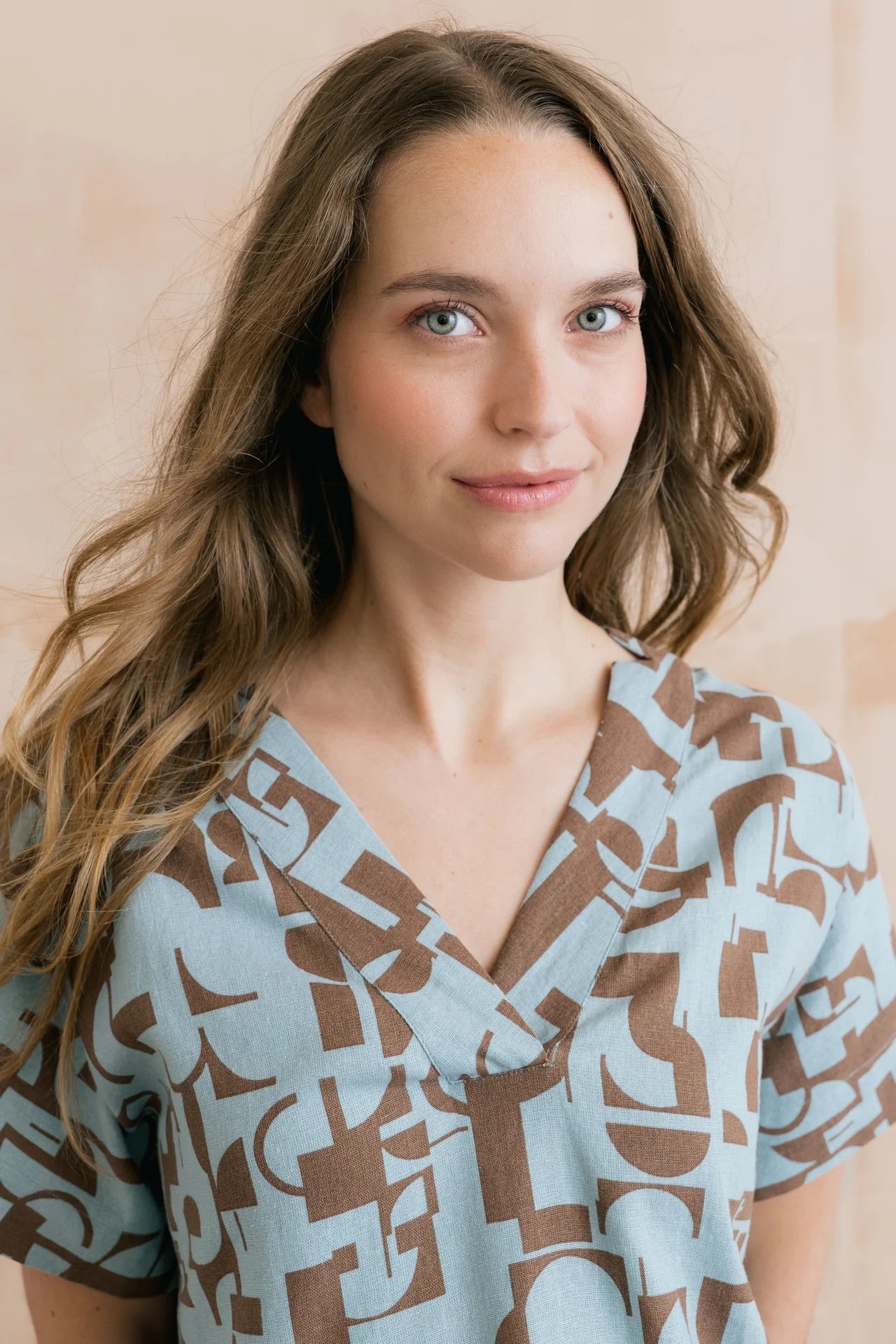 Lily & Me Orchard Linen Blend Top