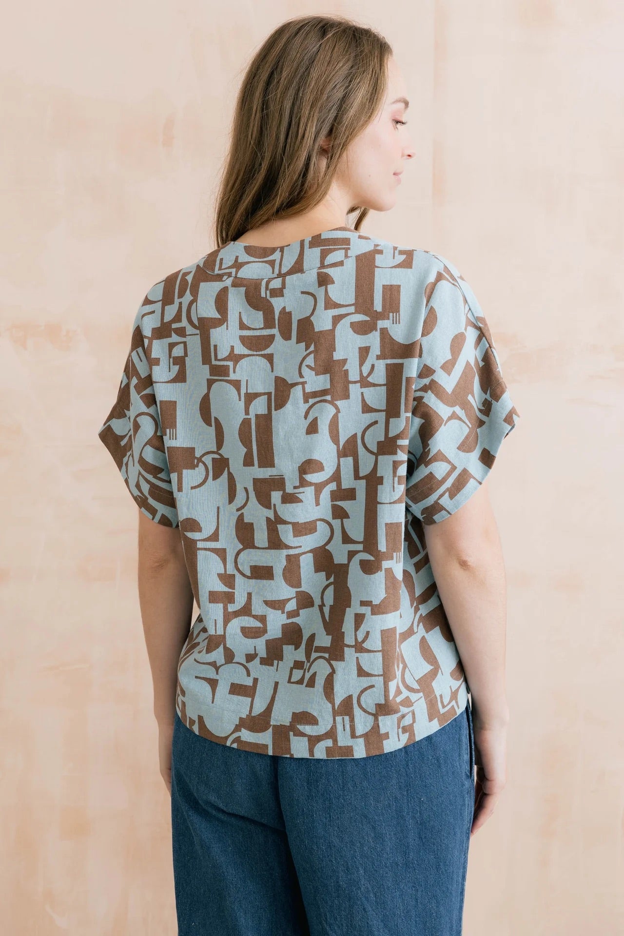Lily & Me Orchard Linen Blend Top