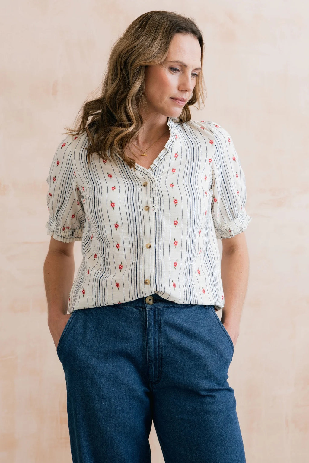 Lily & me Wren Frill Blouse