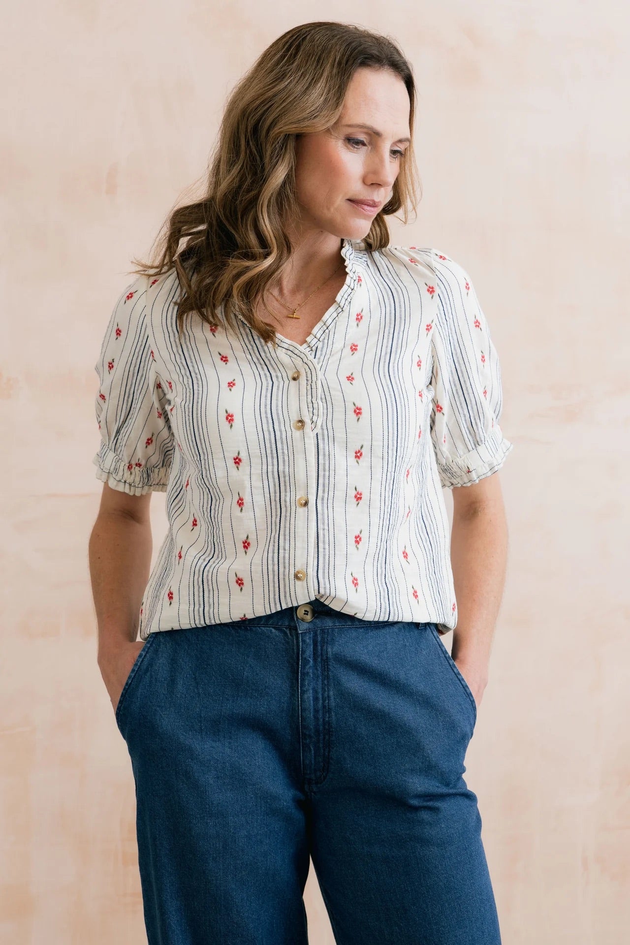 Lily & me Wren Frill Blouse