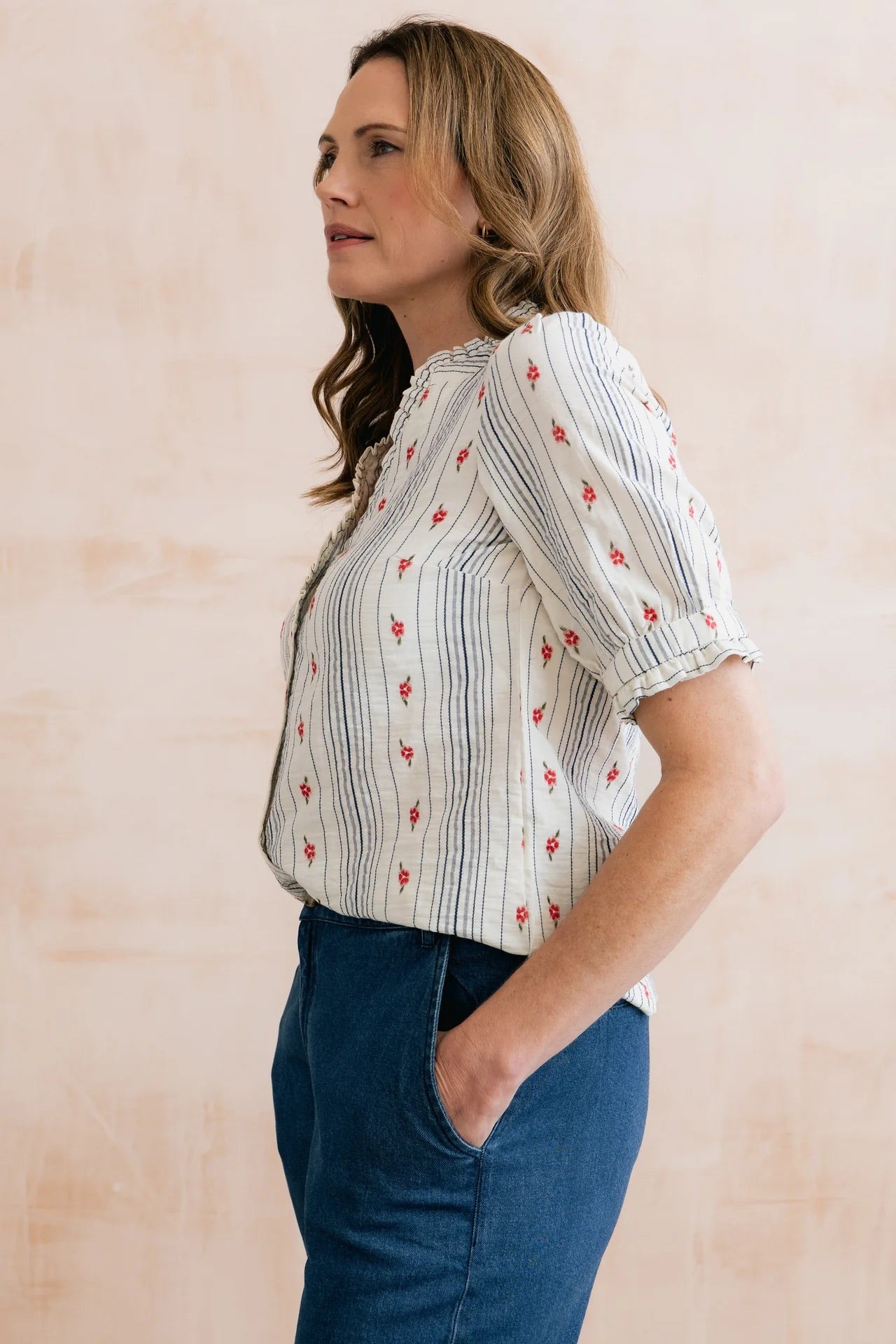 Lily & me Wren Frill Blouse