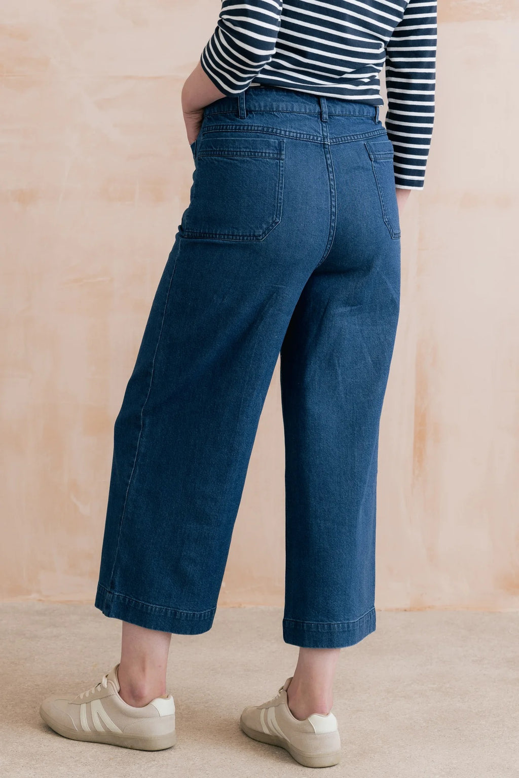 Lily & Me Amelia Cropped Wide Leg Jean