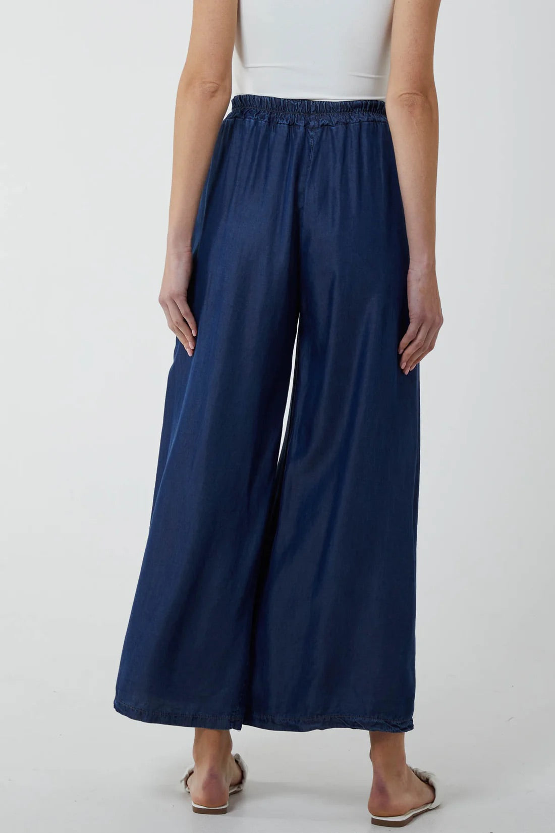 Denim Culotte Trouser