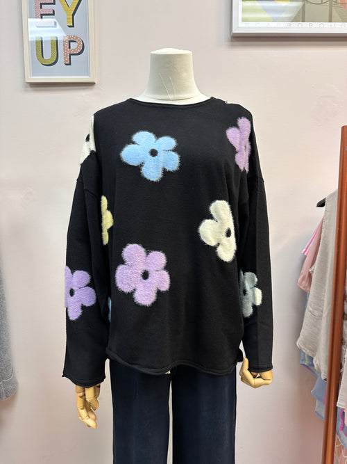 Daisy Crew Fine Knit Jumper