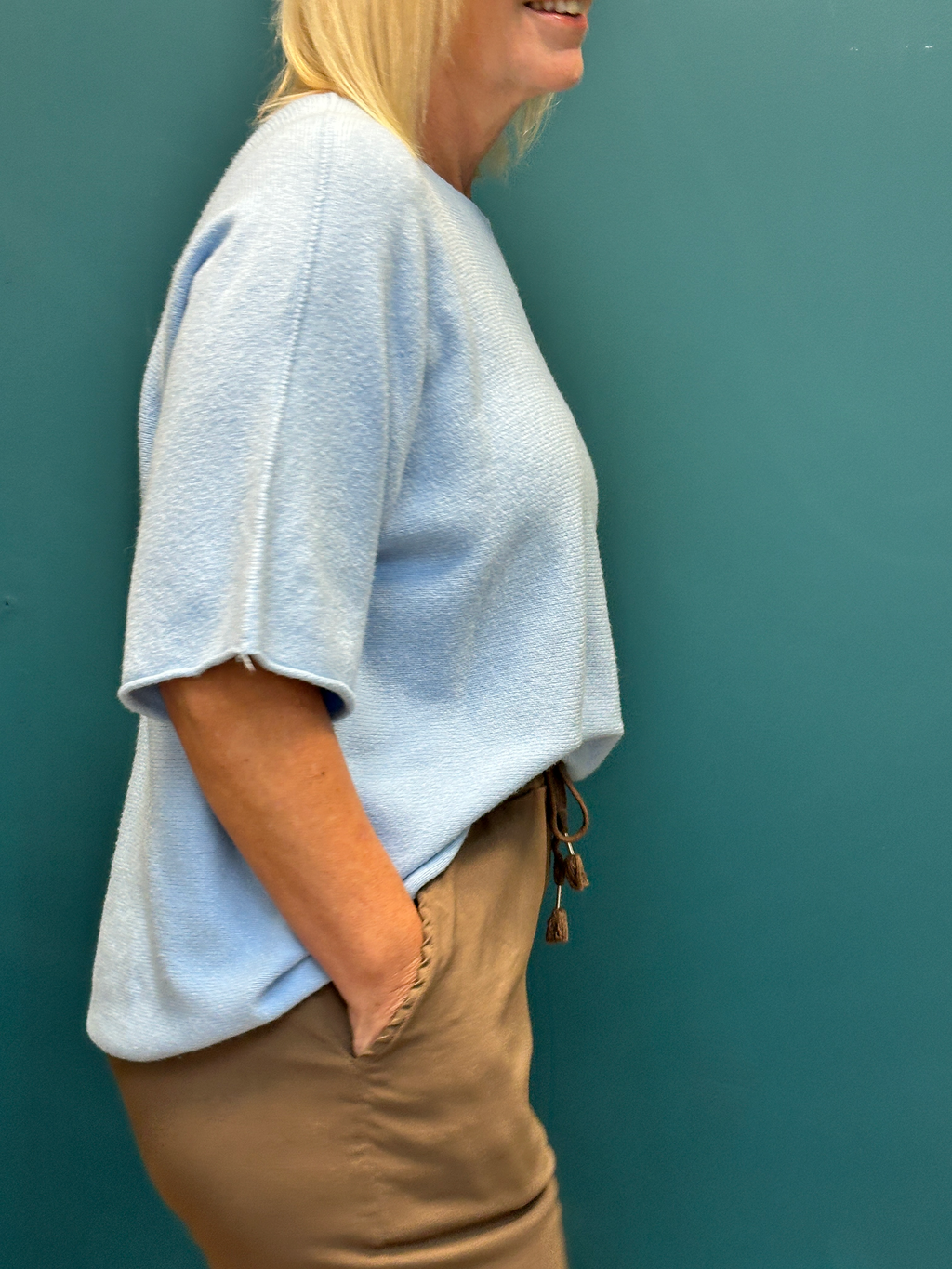 Marta Celeste Light Blue Knit