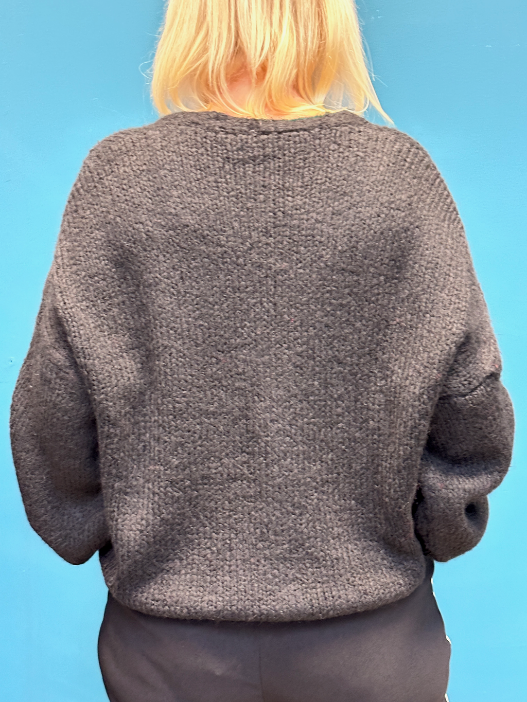 Black Heart Sleeve Cardigan