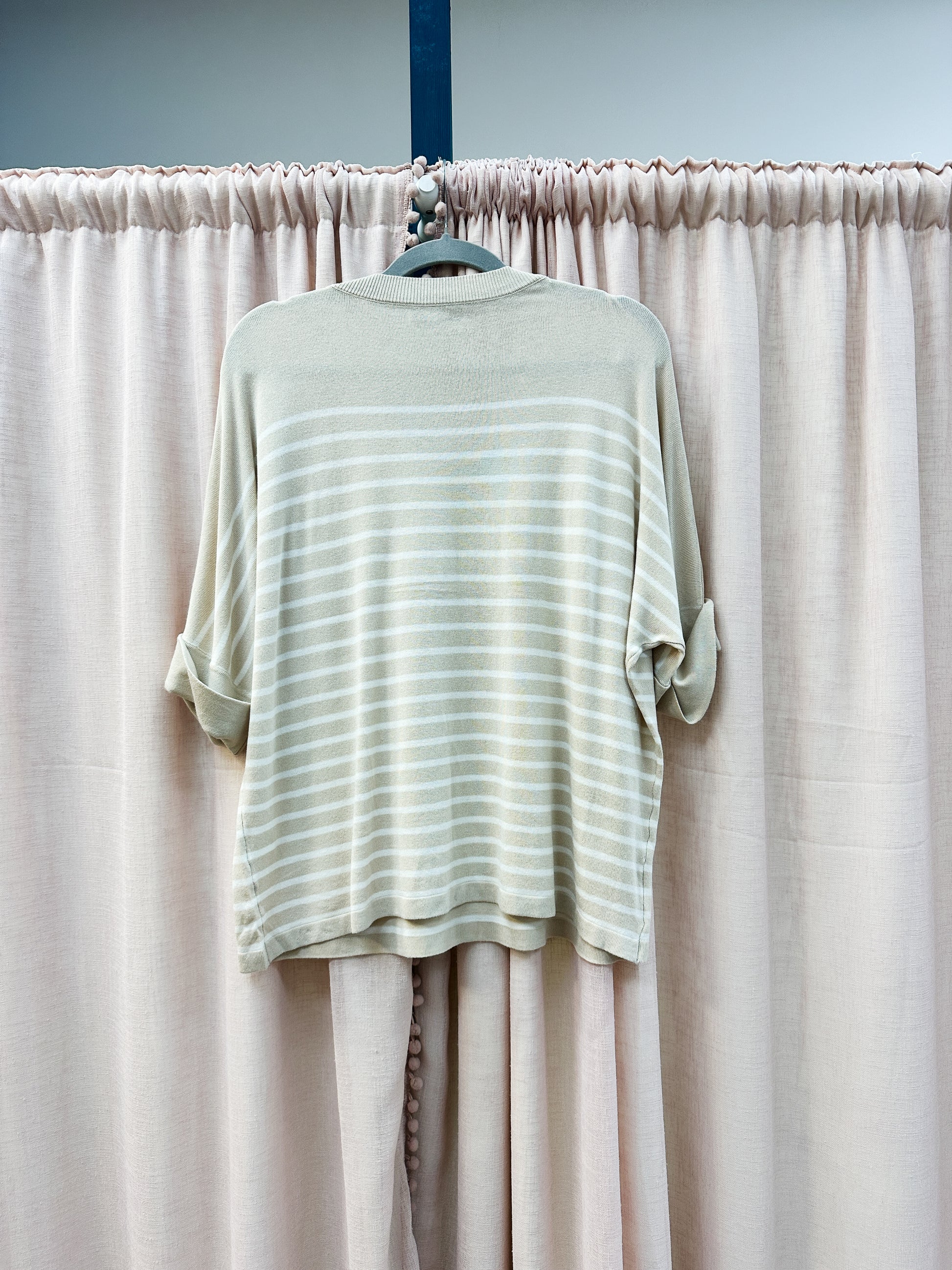 Linen Bell Sleeve Top