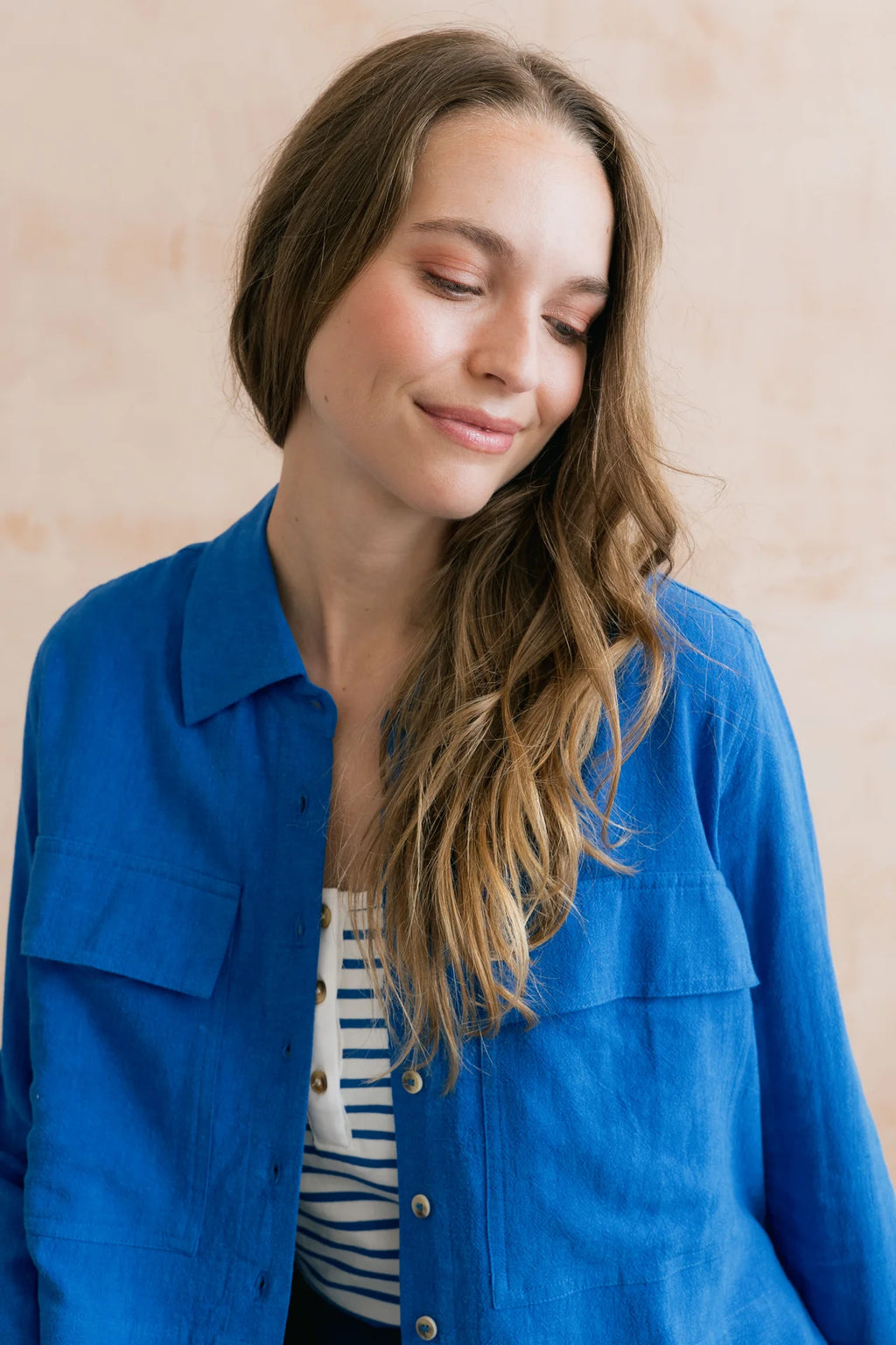 Lily & Me Linen Grasslands Jacket