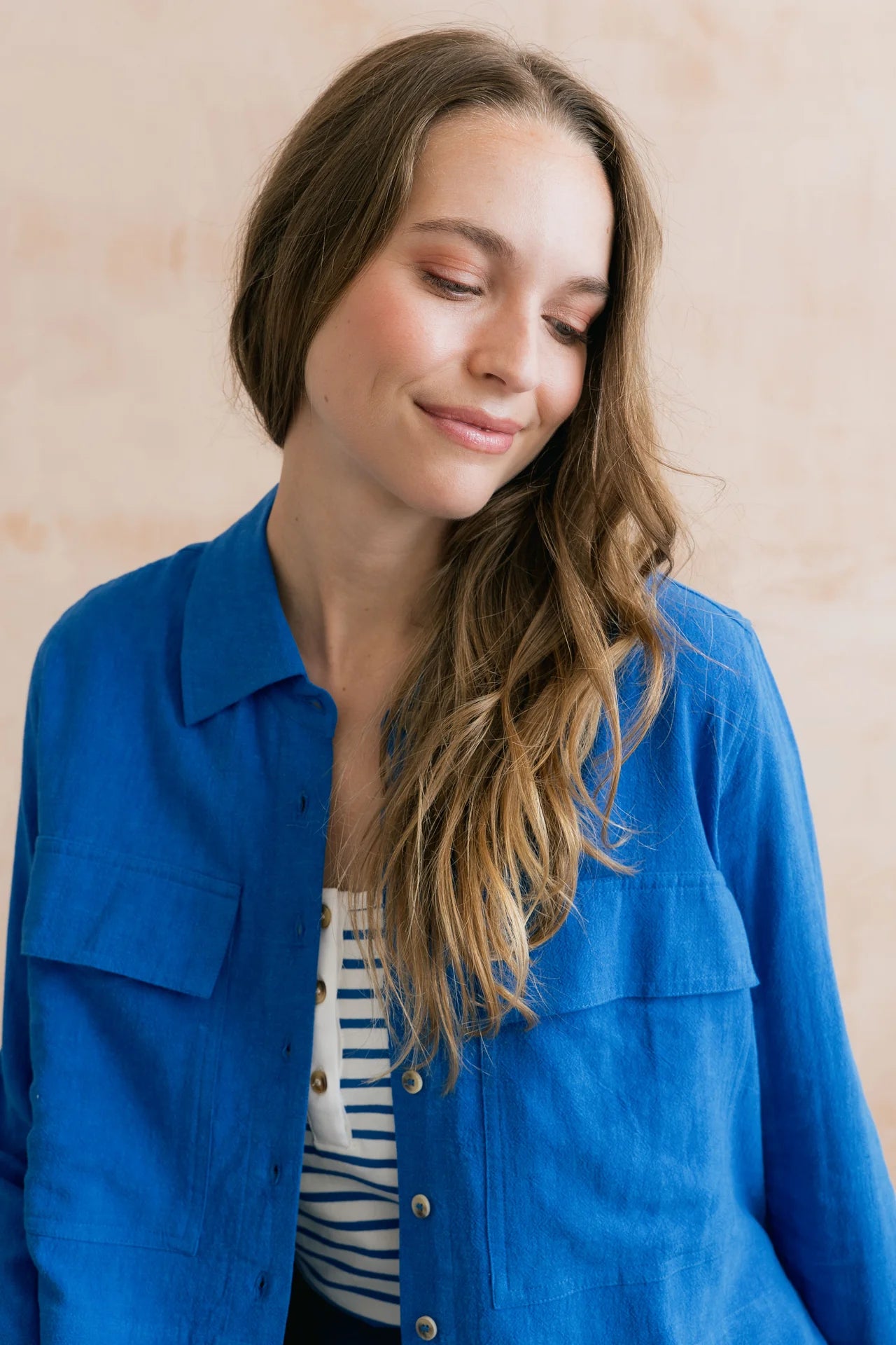 Lily & Me Linen Grasslands Jacket