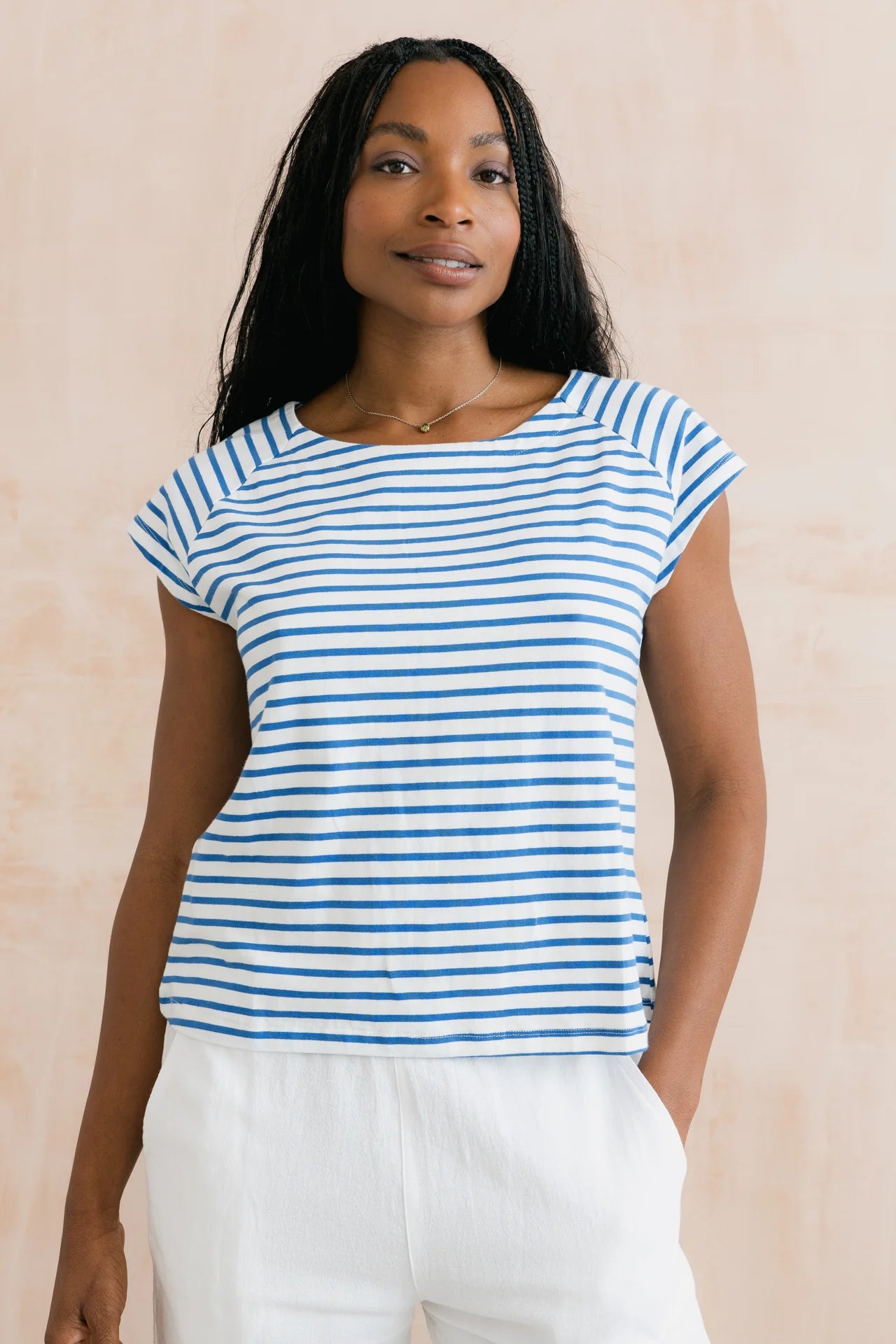 Lily & Me Tidal Cobalt T-shirt