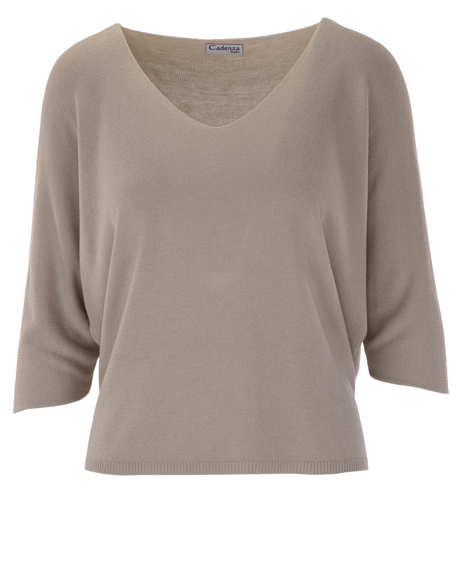 Summer Knit Top: Taupe