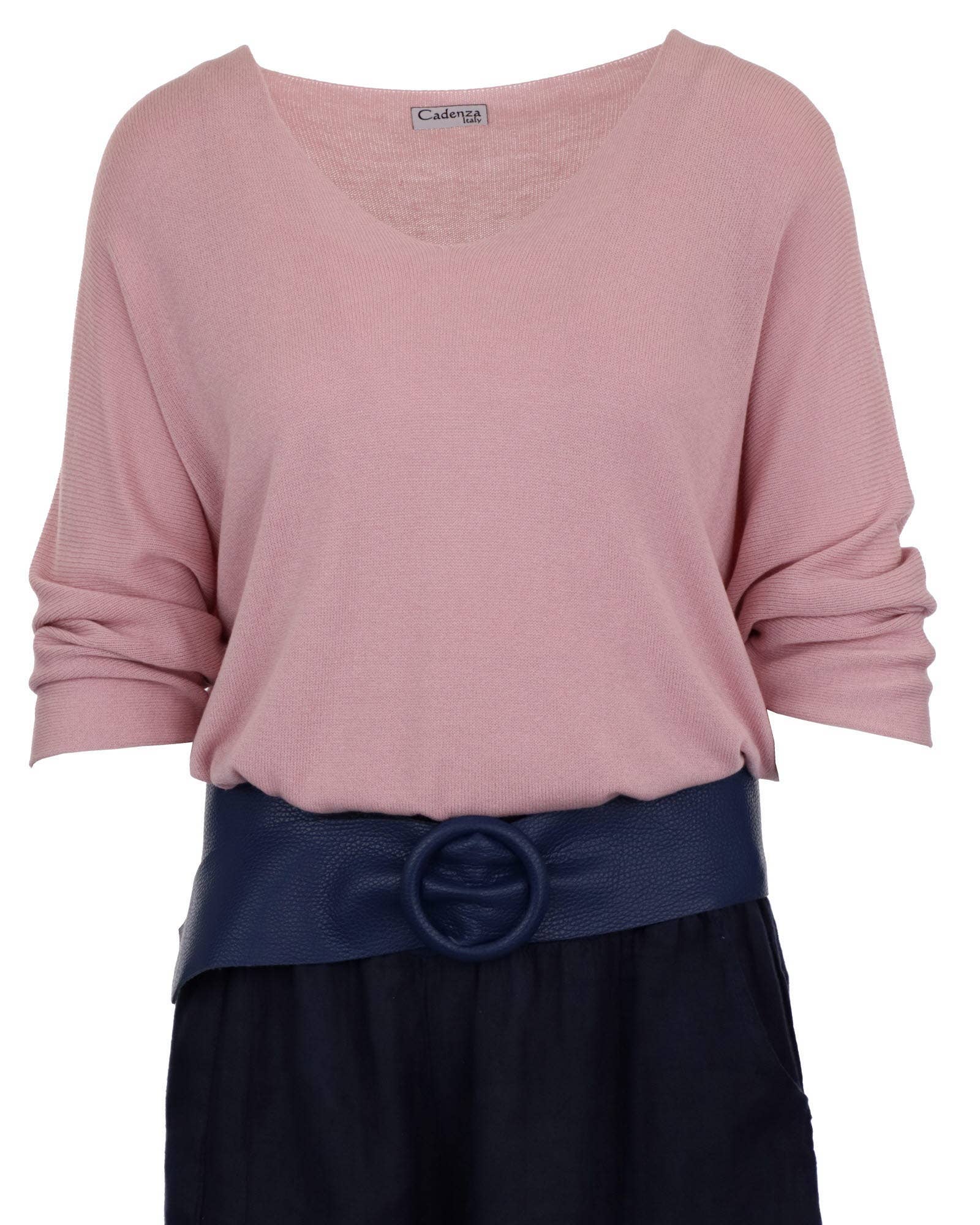Summer Knit Top: Azure Blue