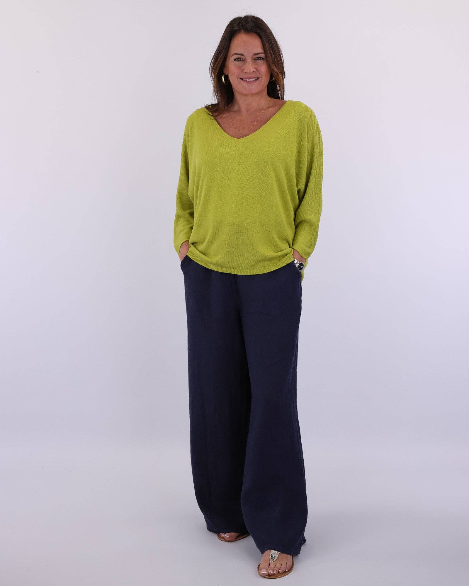 Summer Knit Top: Azure Blue