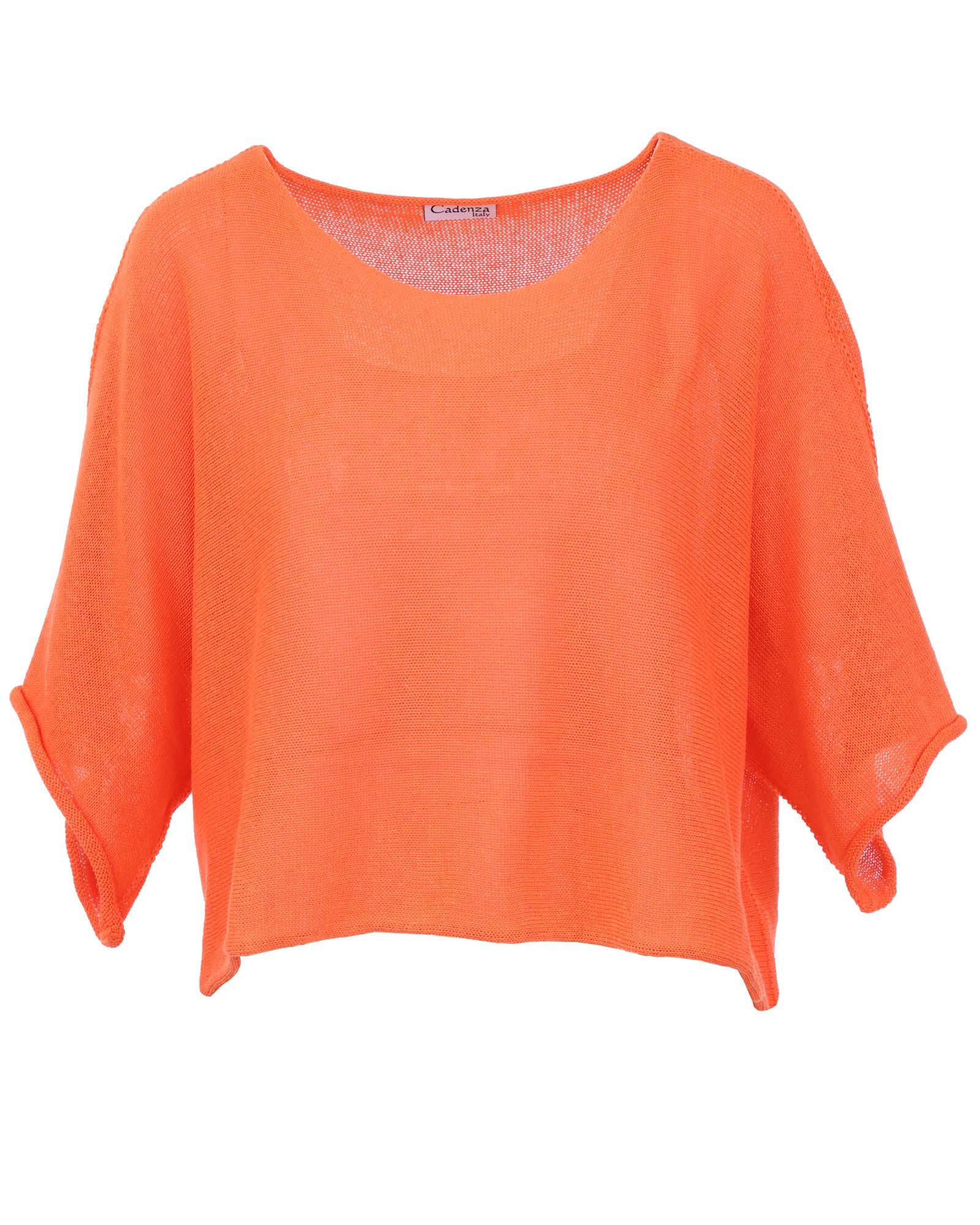 Cotton Blend Short Tunic Top: Sage / One Size