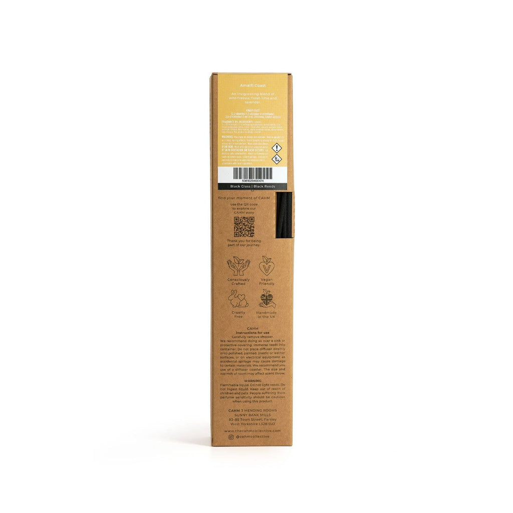 Amalfi Coast Reed Diffuser - Black | Luxury Reed Diffusers