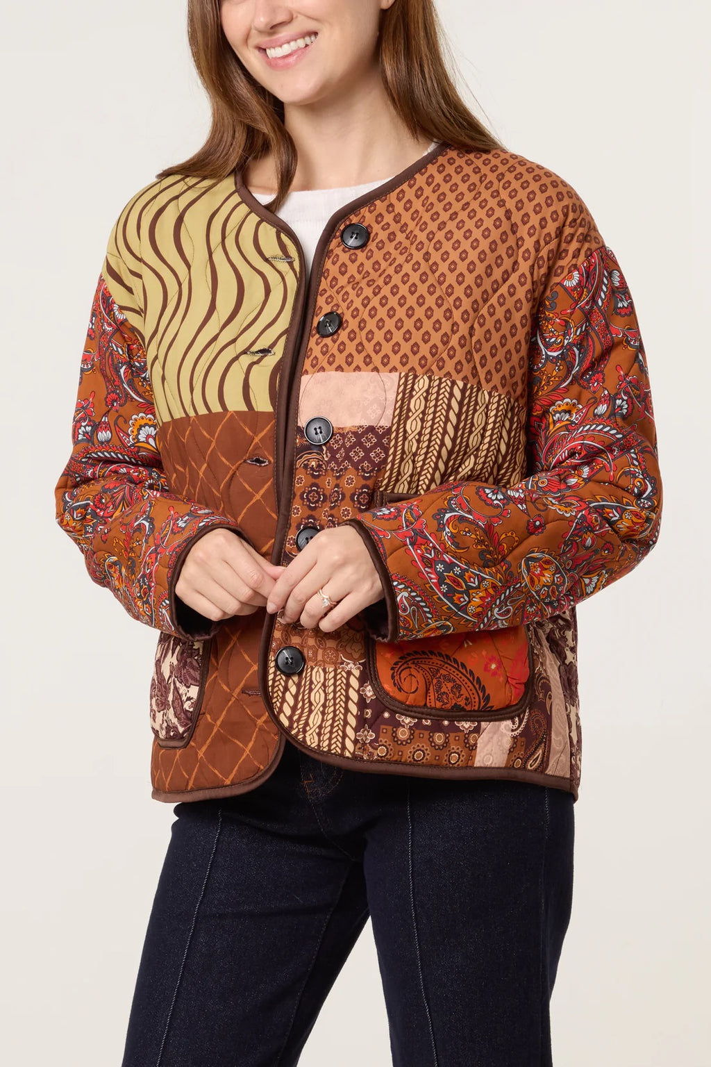 Patchwork Quilted Jacket