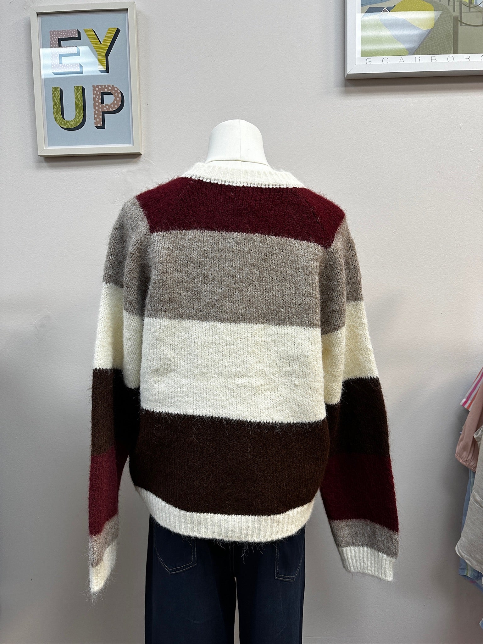 Nova London Wildflower Ivory flower Cardigan